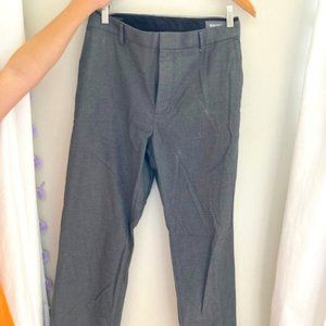 Bonobos Weekday Warrior Dress Pants 36x32. Charcoal Yarn Dye. Straight. Stretch.